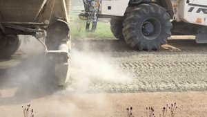 Стабилизация грунта: распределение цемента