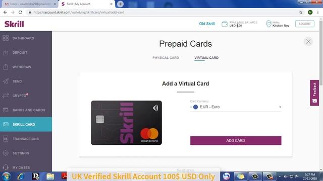 How to Get FREE Skrill Virtual Master Card? смотреть онлайн