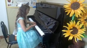 Беркович вариации на тему грузинской народной песни Светлячок, исполняет Елизавета Соболева