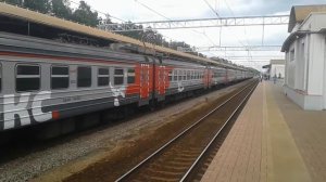 Электропоезд ЭД4М-0478(РЭКС, ТЧ-7 Раменское) "Раменское-Москва-Казанский вокзал", на станции "Отдых