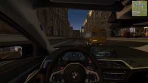 POV 200 KM/H Driving BMW M5 F90 - City Car Driving