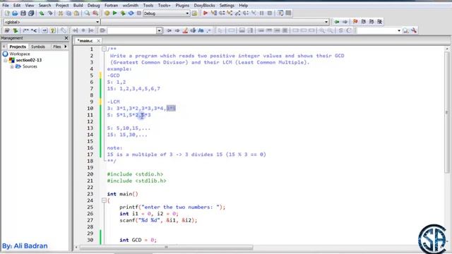 C Program To Find GCD and LCM of Two Numbers | Must Watch