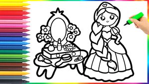 Как нарисовать принцессу для детей