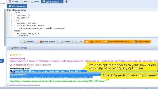 MySQL Query Optimization and fine-tune