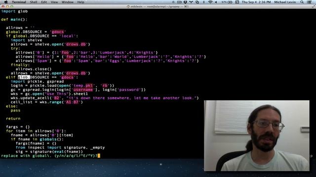 vim search and replace смотреть онлайн