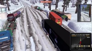 Euro Truck Simulator 2 мод на зиму!