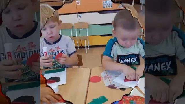 Объемная аппликация «Божья коровка» (младшая и средняя группы). смотреть онлайн