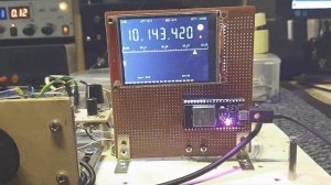 Синтезатор ESP32 + ILI9341 + Si5351 + PCF8574