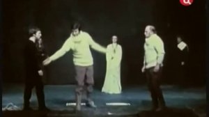 Сцены из спектакля Гамлет Театр на Таганке 1976