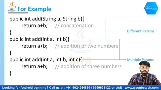 Method Overloading in Java with Examples | Android Java Tutorial