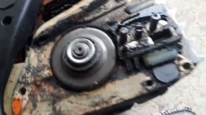 Установка и нятяжка цепи на stihl