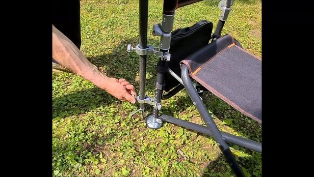 Кронштейн  крепление  для рыболовного зонта смотреть онлайн