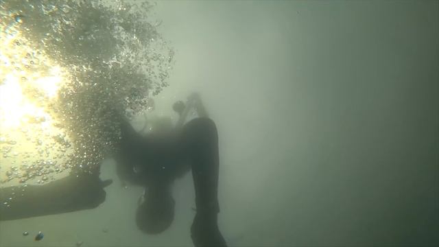 Удивительный подводный мир в Доломитовом карьере в Щёлково Sony action cam fdr-x3000