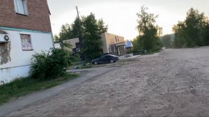 Гуляем вечером по Лесогорску))