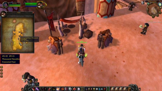 Freewind Post Thousand Needles Flight Master WoW Classic смотреть онлайн