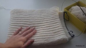 Снуд в два оборота английской (пышной) резинкой. Подробный МК.