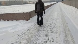 Моноколесо KS14D, кусок пути на работу #2