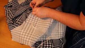 Женское пальто. Воротник и подборт.Часть 5.