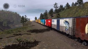 Trainz Simulator 3 Triple NS GP38-2 pulling freight train