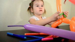 Воздушные шары,  Делаем зверей из воздушных шариков ! Как сделать собачку из шарика!