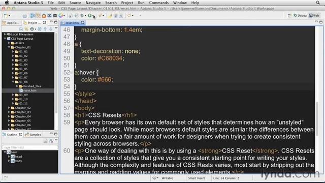 01 08 Использование CSS сбросов смотреть онлайн