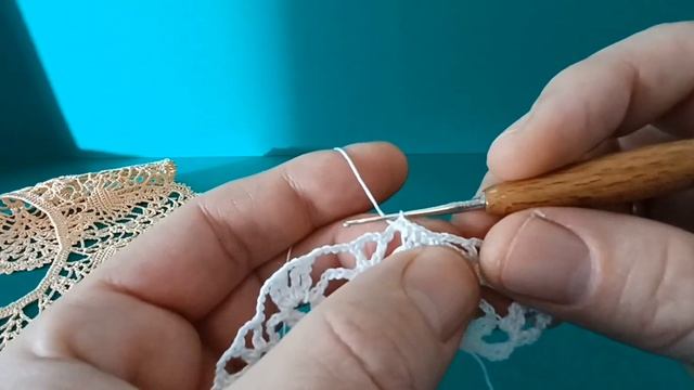 Ажурный воротник крючком. Первая часть. Крючок для начинающих.