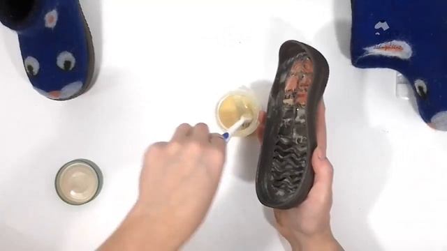 Как приклеить подошву на валенки. Секреты валяния для начинающих смотреть онлайн