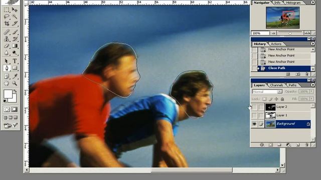 Контурные преобразования на Фотошоп смотреть онлайн