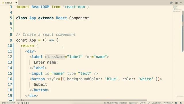 2.5 Class vs ClassName - Modern React with Redux [2020] смотреть онлайн