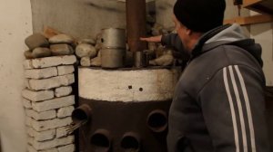 Печь для гаража своими руками