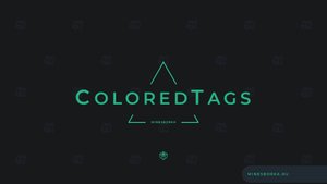Обзор плагина ColoredTags | Префиксы и суффиксы на сервере майнкрафт