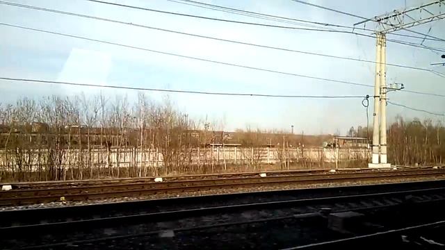 Коломна. Из Сочи в Москву на поезде (10). Россия из окна поезда. смотреть онлайн