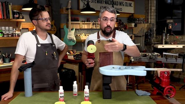 Aerosol Guitar Finishing – Part 3 – Final Wet Sand, Buffing & Polishing