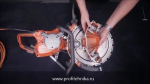 Сервисное обслуживание кольцереза Husqvarna
