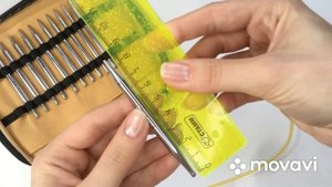 KnitPro Nova Metal. Обзор набора укороченных (круговых) съемных спиц.
