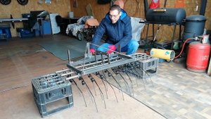 Обзор бороны штригельной бороны для мотоблока.