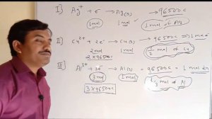 Faraday's Second law of electrolysis|Electrochemistry|prof.Maheshkumar