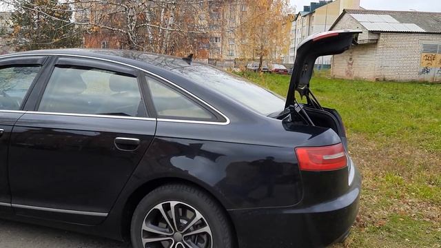 Открытие багажника с брелка AUDI A6 C6 Седан смотреть онлайн