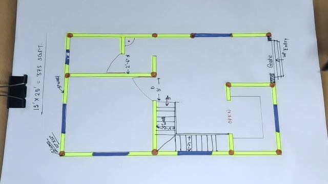 15 x 25 small house plan II 15 x 25 ghar ka naksha II 375 sqft home design смотреть онлайн