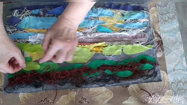 КАК СШИТЬ ПОЛЕ ПОДСОЛНУХОВОЕ из мелких лоскутов КАК РАЗЛОЖИТЬ ЛОСКУТЫ ДЛЯ ПАННО