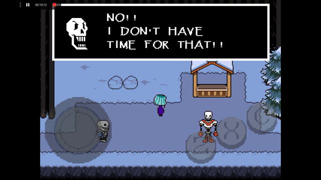 UNDERTALE встреча Санса и Папируса , говалаломки смотреть онлайн