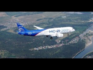 Первый полёт МС-21 / Russian narrowbody aircraft MC-21 first flight