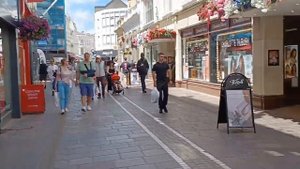 251. Остров Джерси (Jersey). Прогулка по улицам.