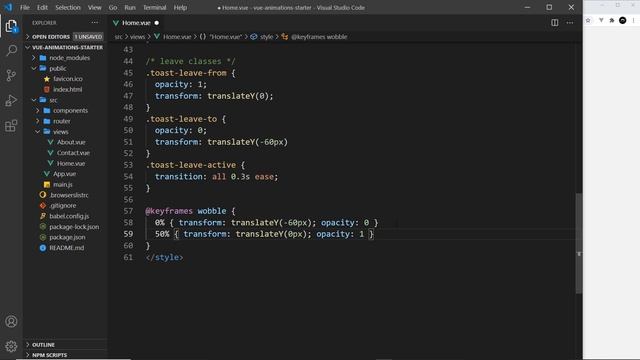 Vue 3 Animations Tutorial #5 - Adding CSS Keyframes