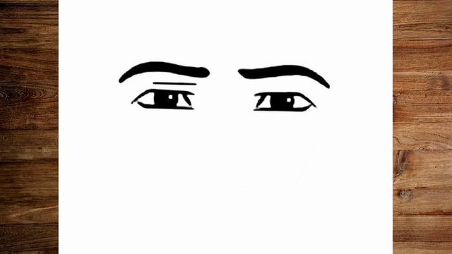 How To Draw Roblox man Face | Animation