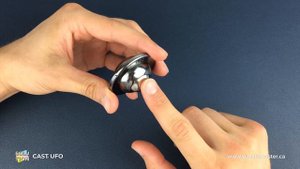 Cast UFO Puzzle from Hanayama - Solution