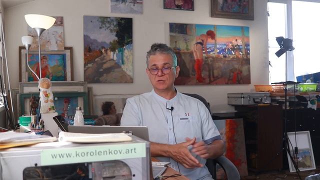 1183 ПИШУ ТО, ЧТО ВИЖУ _ рисование. Короленков смотреть онлайн