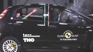 Fiat Punto краш-тест Euro NCAP