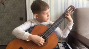 Я играю на гитаре этюд 74 В.Калинин