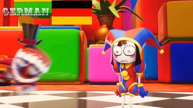 "New name" in DIFFERENT LANGUAGES (THE AMAZING DIGITAL CIRCUS) смотреть онлайн